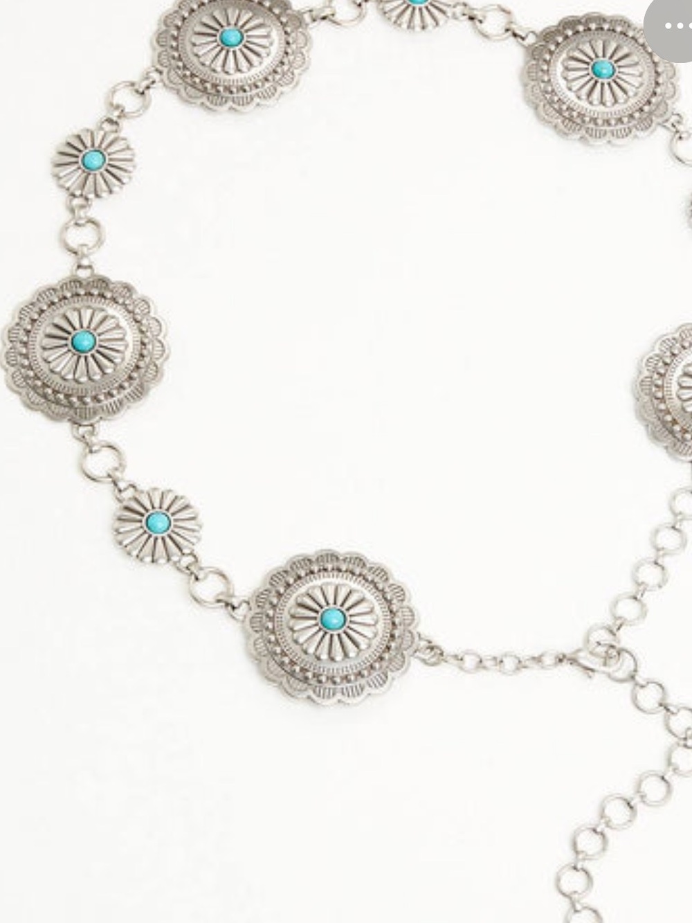 Shyanne Sunshine Bloom Concho Chain Belt